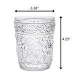 Paisley Acrylic Glasses Drinking (Set of 4)