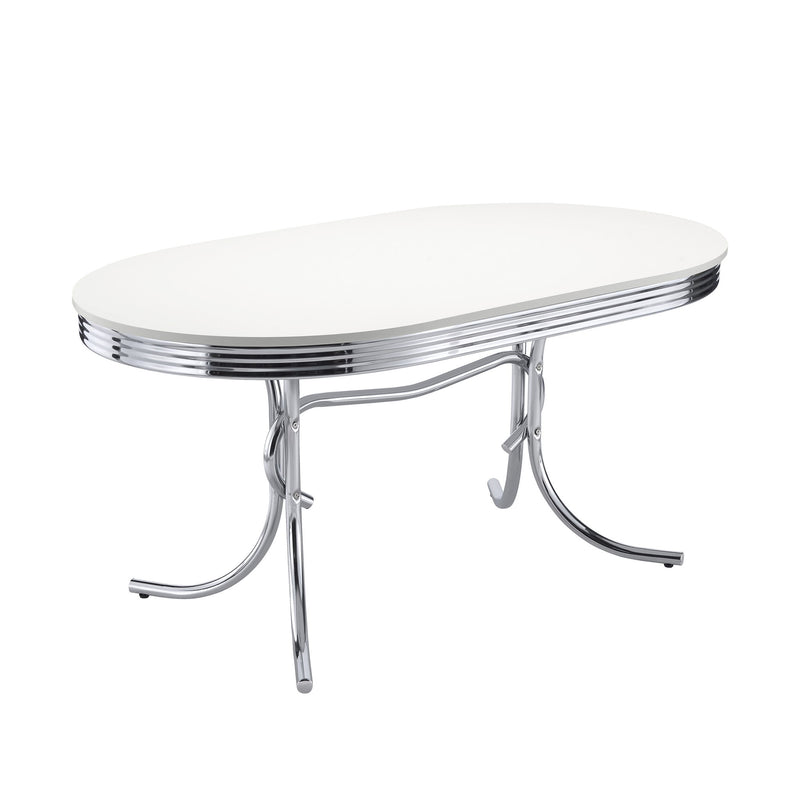 Midge - Oval Dining Table Set
