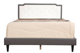 Deb - Queen Bed - Light Gray
