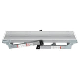 Work Platform Aluminum Portable Bench Folding Ladder Ansi Capacity 225 Lbs 40" - Gray