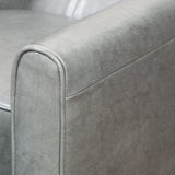Wide Manual Club Recliner - Dark Gray