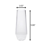 Tritan Lexington - Unbreakable Plastic Champagne Flutes, 9Oz (Set of 4) - Clear