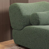 1 Piece Luxury Chenille Fabric Modular Sofa With Spring Cushions & Hidden Legs