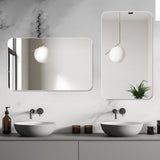Bathroom Vanity Mirror, Wall-Mounted Mirror For Bathroom Anti-Fog, Waterproof - Clear