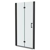Fold Frameless Shower Door With Tempered Glass