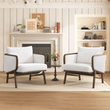 Upholstered Accent Armchair For Living Room