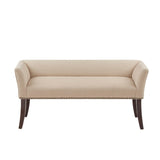 Modern Design Bench Upholstery, Solid Wood Frame