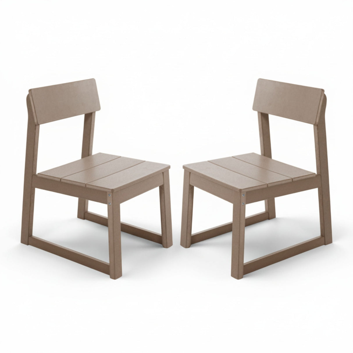 All Weather Patio Dining Chairs (Set of 2)