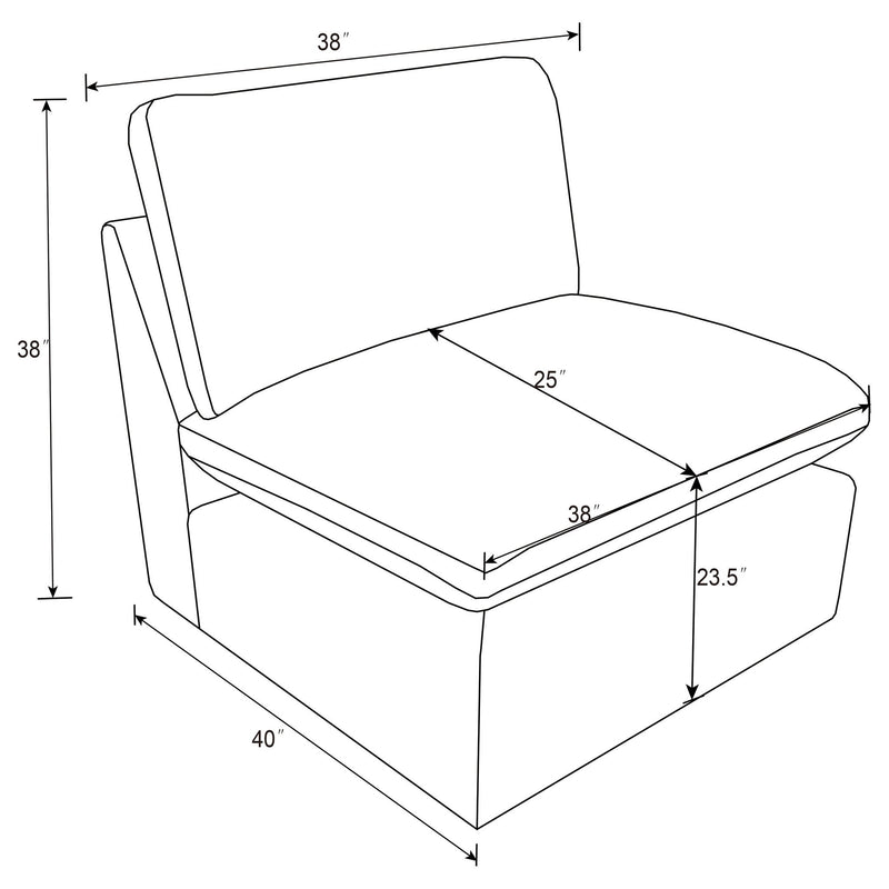 Hollander - Armless Chair