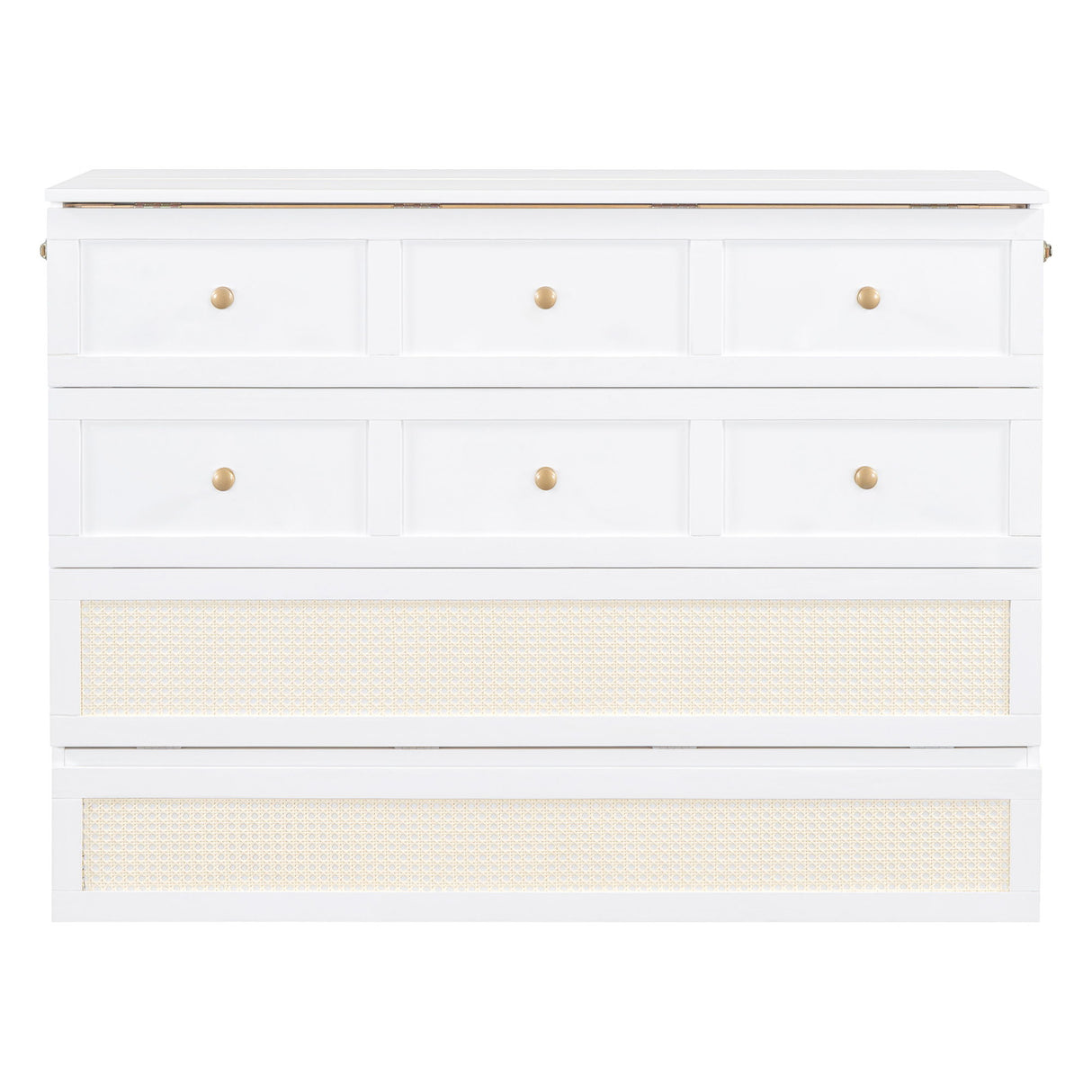 Murphy Bed With Large Drawers, Space Saving Design