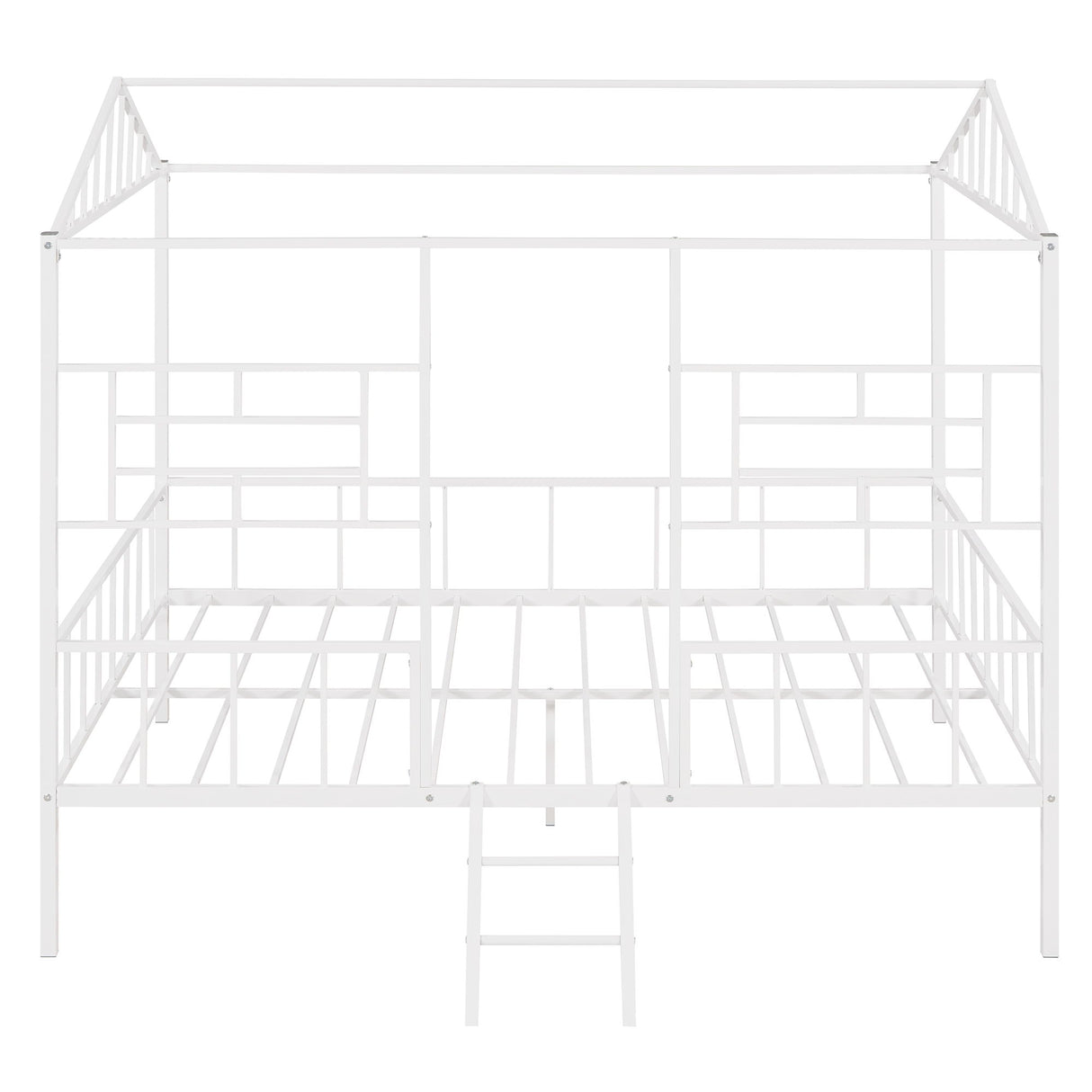 House Bed Frame With Slatted Support, No Box Spring Needed