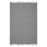 Guros - 8' X 10' Geometric Indoor / Outdoor Area Rug - Gray / White