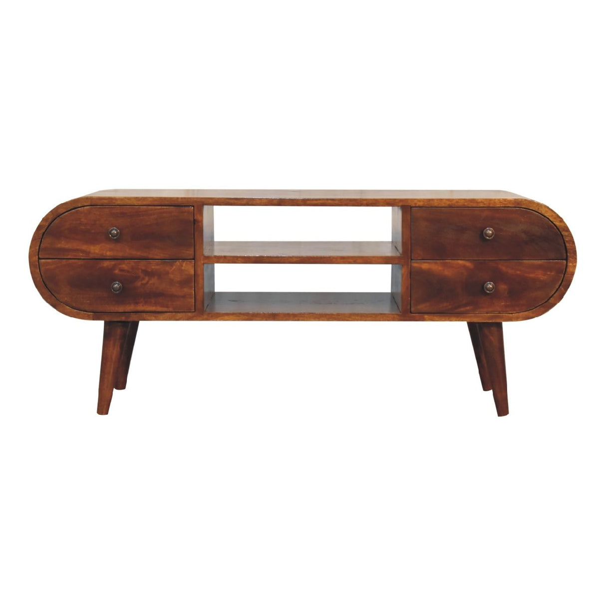 Circular, Media Unit - Chestnut