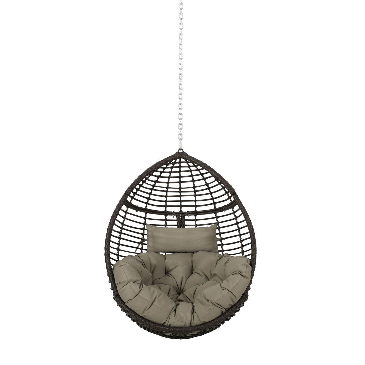 Morris Teardrop - Hanging Chair With Chain And Water Resistant Cushions