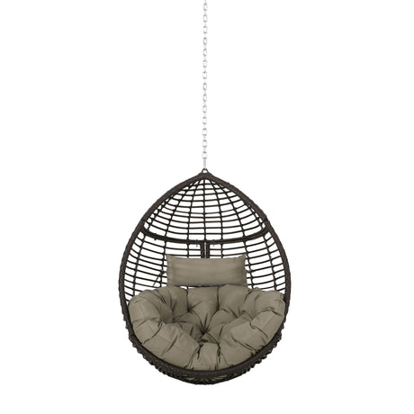 Morris Teardrop - Hanging Chair With Chain And Water Resistant Cushions