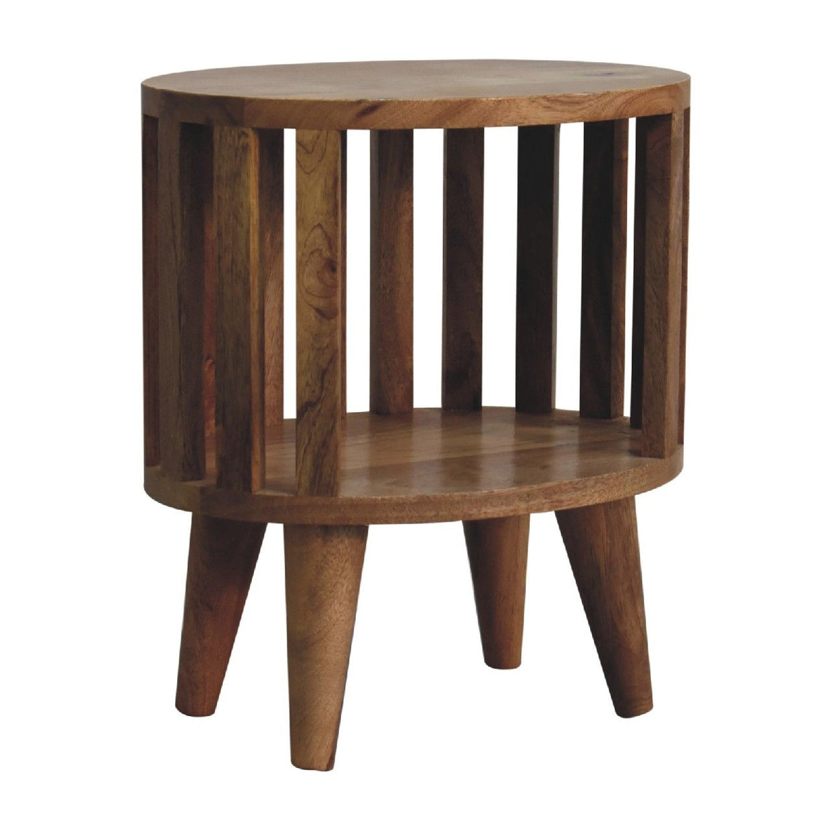 Ariella - Single Shelf Nightstand - Oak