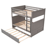 Bunk Bed With Twin Size Trundle, Guardrails