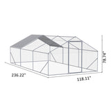 Outdoor Chicken Coop Metal Big Space