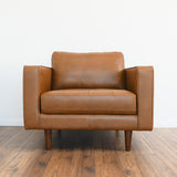 Catherine - Lounge Chair - Brown / Tan