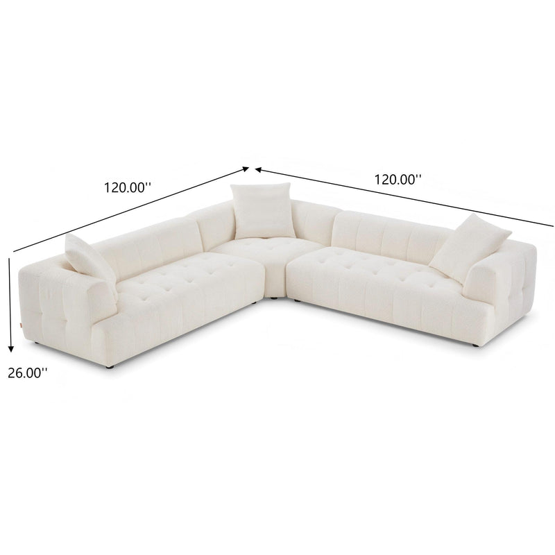 Kaynes - Elegant Upholstery Corner Sofa