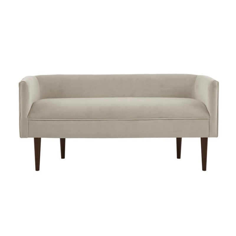 Farrah - Accent Bench With Low Back & Sides - Cream