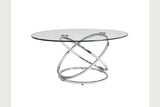 Modern Contemporary Cocktail Table Set - Chrome
