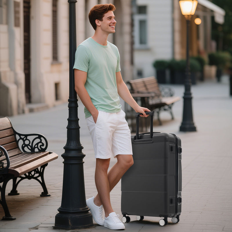 Hardshell Luggage Set 6 Piece With Duffel & Toiletry Bag