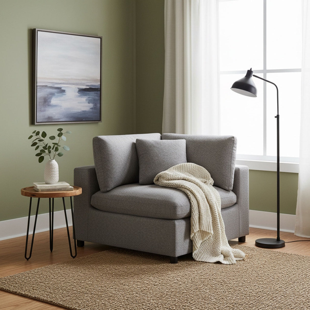 Cassandra - Corner Wedge Chair