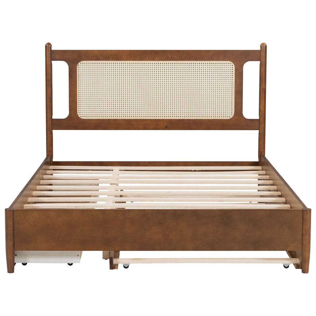 Platform Bed With 2 Big Drawers & Trundle