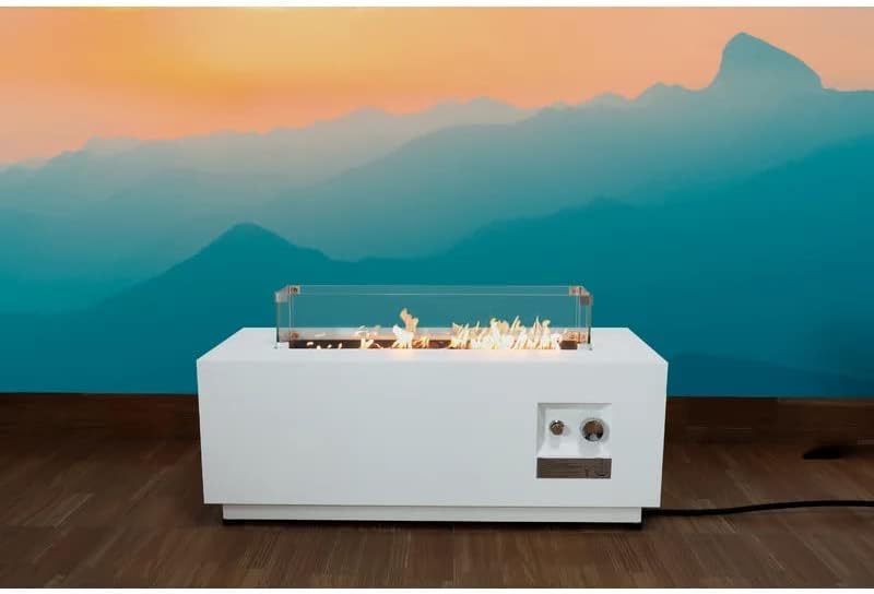 Outdoor Fire Pit Table With Lid, Fuel Versatility