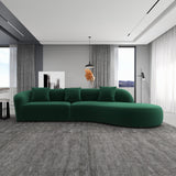 Elijah - Japandi Style Curvy Sectional Sofa