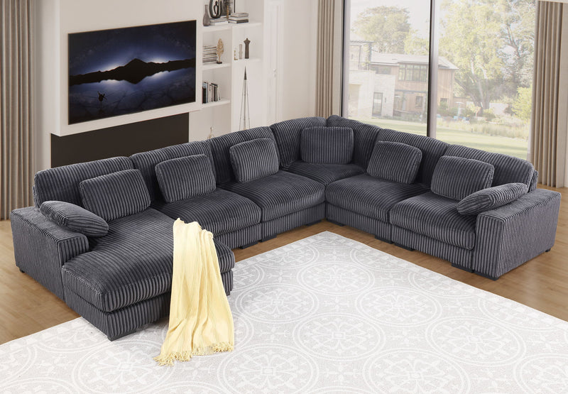 Nadine - Modular Corner Sectional Sofa With Left Facing Chaise