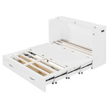 Murphy Bed With Drawer And A Set Of Sockets & USB Ports, Pulley Structure Design