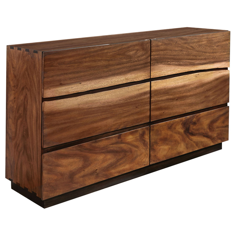 Beverly - 6 Drawer Dresser - Walnut