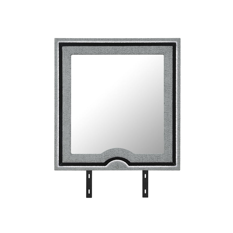 Isaiah - Mirror With Upholstered Frame And LED Lighting