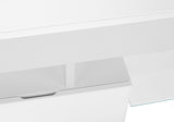 TV Stand, Console, Media Entertainment Center, Storage Cabinet, Glossy Contemporary & Modern - White