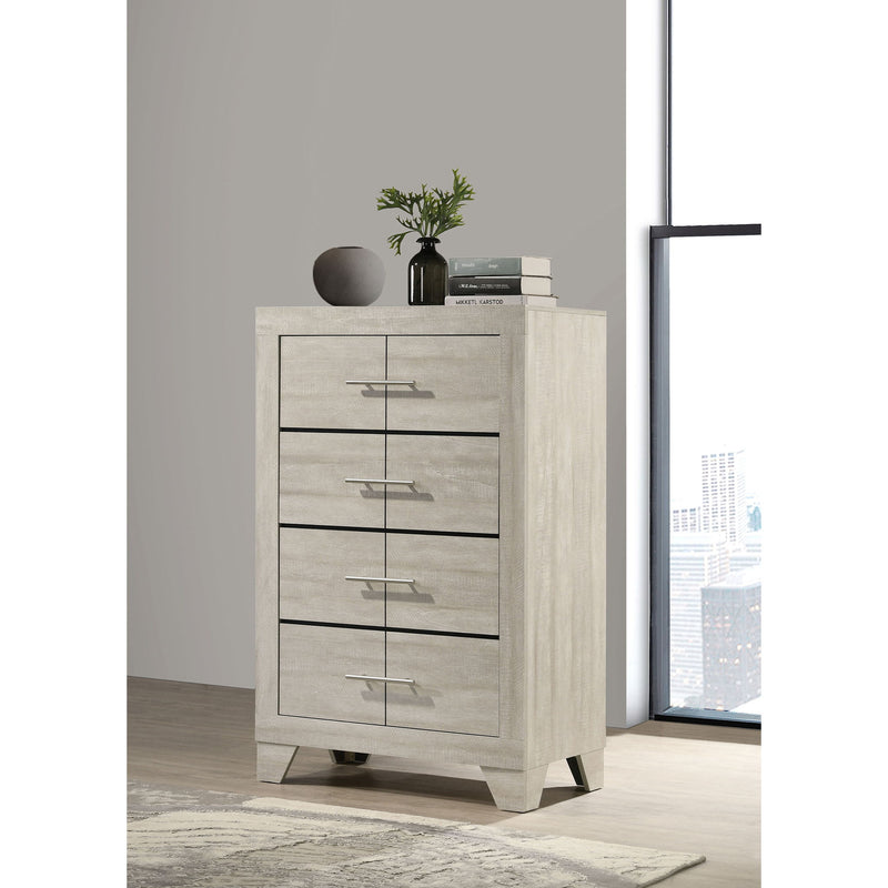 Strout - 4 Drawer Chest - Cream