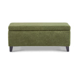 Storage Ottoman With Flip Top Lid