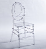 Dining Chair, Plastic Seat, Welding Chair (Set of 4) - Transparent