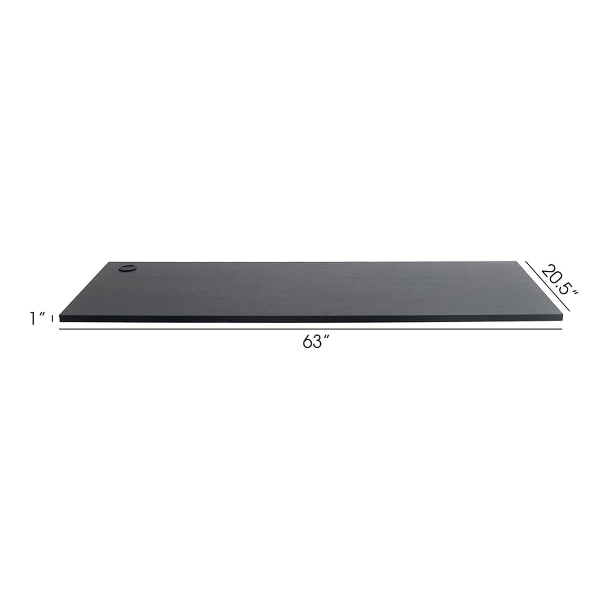 Nova Series - Work Top Melamine With Water And Heat Resistance - Dark Gray