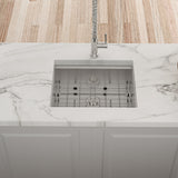 Single Bowl, Undermount Workstation, Kitchen Sink With Accessories