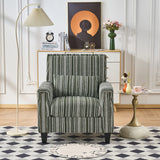 Accent Chair With Arms, Comfy Armchair For Living Room - Green
