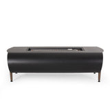Vernon - Rectangle Fire Pit 50, 000 Btu - Dark Gray