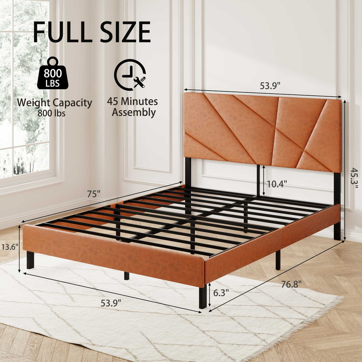 Vintage Under Bed Storage And Square Platform Design