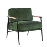 Modern Accent Chair With Plush Cushions, Cozy Seating