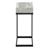Accent Table, C - Shaped Contemporary Elegant Desig