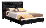 Elegant Transitional Upholstered Bed