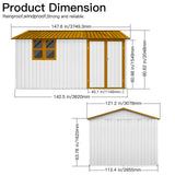 10'x12' Garden Sheds Outdoor Storage Sheds With Window