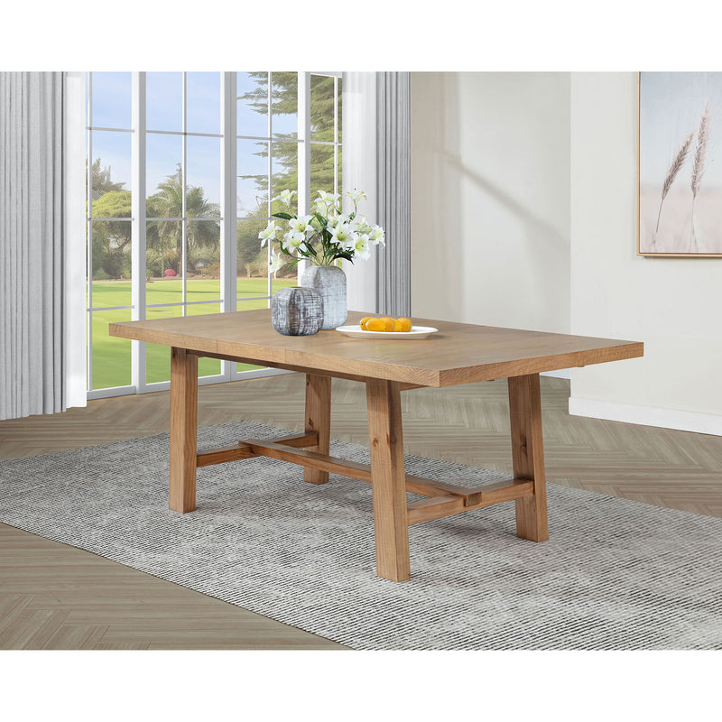 Extension Leaf Dining Table With Removable Leaf - Natural