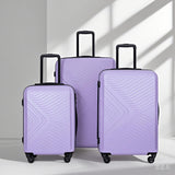 3 Piece Luggage Sets Lightweight Suitcase With Two Hooks, Spinner Wheels, Tsa Lock, Durable Hard Shell